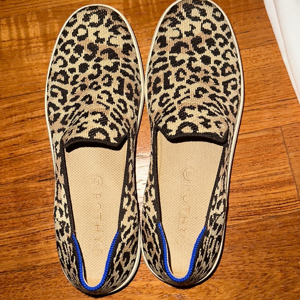 Rothy's leopard shoes
